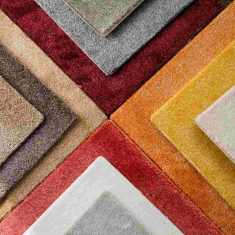 alfombras de colores